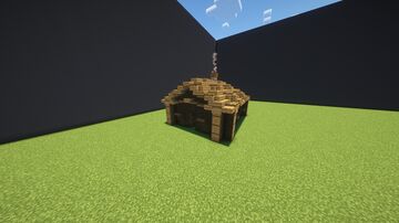 Peasant hut (richer) / Крестьянская изба (побогаче) Minecraft Map & Project