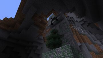 Weathered Stone Creeper Statue and nearby Player House Java 1.12.2 Minecraft Map & Project