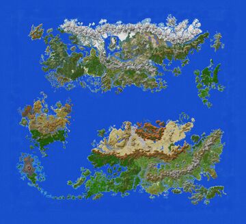 Vetran - 23k x 21k - 1.18+ - RPG - Multibiome - Continents Minecraft Map & Project