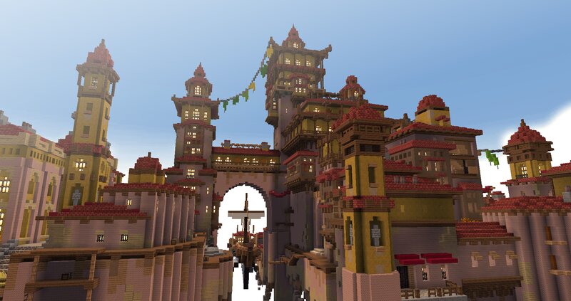 ☁️ Floating Silkpunk City [Contest Entry]