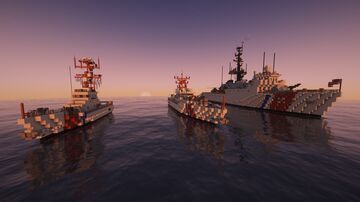 US Coast Guard Fleet Minecraft Map & Project