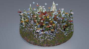 CHRISTMAS MEDIEVAL SPAWN Minecraft Map & Project