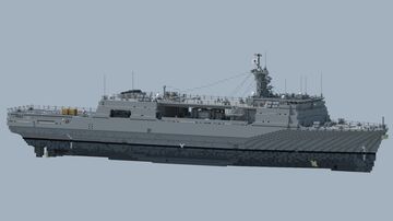 Fushimi-class Submarine Rescue Ship [Fictional] 1.5:1 Minecraft Map & Project