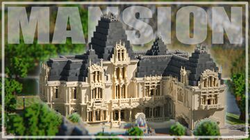 Gilded Age Mansion | 7k map, interiors, gardens + download Minecraft Map & Project