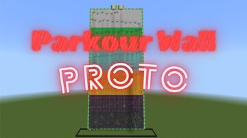 Parkour Wall Proto and the Emerald Temple Minecraft Map & Project