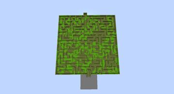 Maze Lime Green #01 DOWNLOAD FREE Minecraft Map & Project