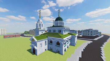 Храм Николая Чудотворца на Шушуевской горке | Church of St. Nicholas the Wonderworker on Shushuevskaya Hill Minecraft Map & Project