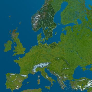 🌍 EUROPE 1:1500 - 4K Survival World Minecraft Map & Project