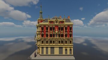 Moltestraße corner Aachenerstraße (Townhouse), Cologne, Germany Minecraft Map & Project