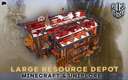 Minecraft - Uniplore - Multiplayer Frostpunk Building #24 Large Resource Depot Minecraft Map & Project