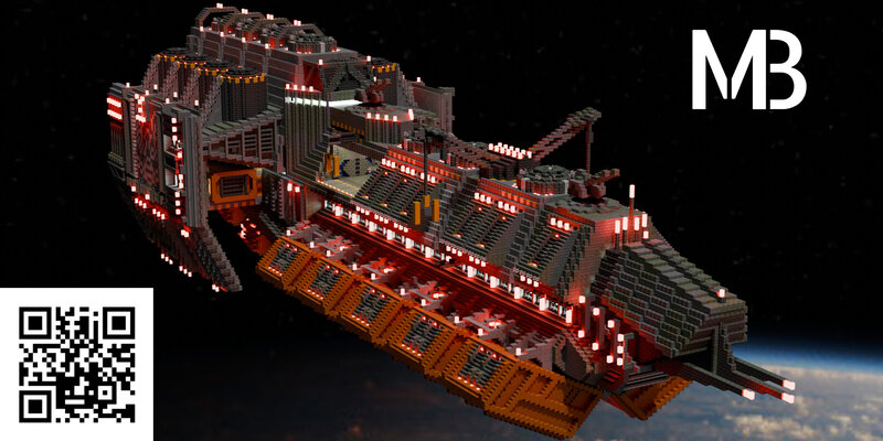 Halo UNSC "Big Bertha" Chandra class heavy assault freighter