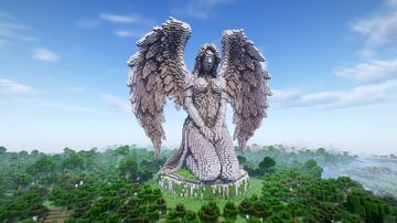 Minecraft Angel Statue V30 Minecraft Map & Project