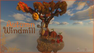 🍁 Autumn Windmill 🍂 Minecraft Map & Project