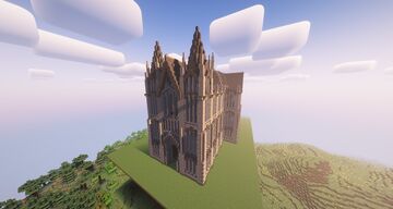 Dark Roof Cathedral Minecraft Map & Project