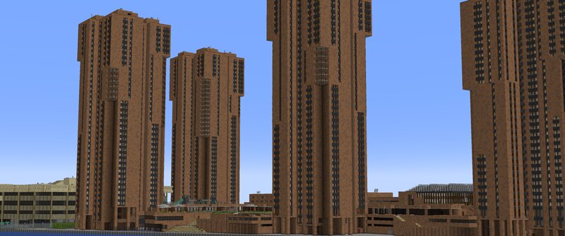 Waterside Plaza, New Yok city with a real layout
