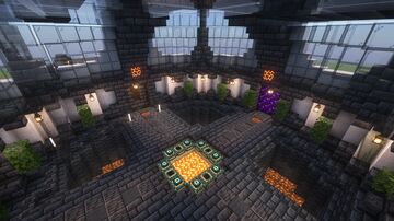 AuroraBuild - Fantasy EndRoom (FREE SCHEMATIC) Minecraft Map & Project