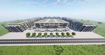 Auditroium and residential buildings | Aula und Wohngebäude Minecraft Map & Project