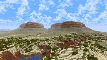 Desert Survival | 3K survival friendly desert / mesa world | Download Minecraft Map & Project