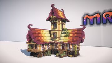 🏰 Medieval Style Epic House Build! (Download) Minecraft Map & Project