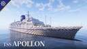TSS Apollon (Direct Cruises) | 1.5:1 Scale Minecraft Map & Project