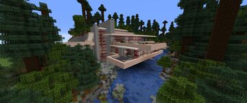 Fallingwater House Minecraft Map & Project