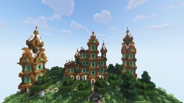Copper Mansion | AmazeMC Minecraft Map & Project