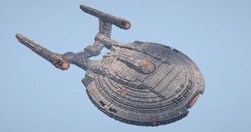 Star Trek: NX-Class - NX-01 Enterprise (1:1) Minecraft Map & Project