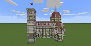 Santa Maria del Fiore Cathedral, Florence, Tuscany Minecraft Map & Project
