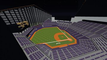 Es Con Field Hokkaido - Hokkaido Nippon-Ham Fighters Baseball Minecraft Map & Project