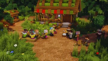 Watermelon Festival - Colorful Market Build Minecraft Map & Project