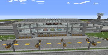 Rebuilding the legendary "Airport" map on +1.12.2 by LOL_LEO Minecraft Map & Project