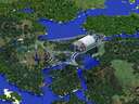 Sky Centraal: Giant floating train station at the center of my SMP base! Minecraft Map & Project