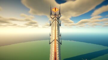 Eye Of Sauron (Barad-dûr) Futuristic v.4 Minecraft Map & Project