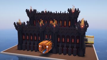 Dark Nether Hub Minecraft Map & Project