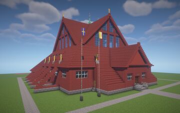 Kiruna Church Minecraft Map & Project