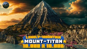 Mount-Titan 1.21+ | 10.000 x 10.000, Lonely Mountain | Survival-Friendly/RPG | Java Edition | Custom Structures & Custom Caves Minecraft Map & Project