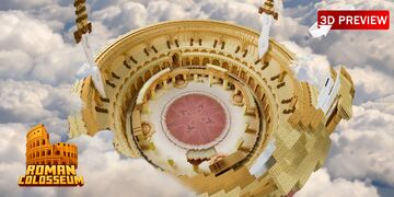 Roman Colosseum - Desert Theme Minecraft Map & Project
