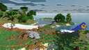 Plane Crash: Survival Island - 1K survival friendly world 🍃 Minecraft Map & Project