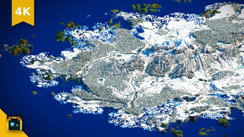 Nolypsos, 4k, 1.21.5, The Winter World [survival friendly, Download, Java, Minecraft World]
