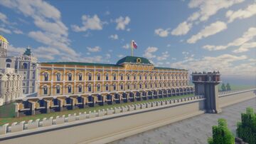 Grand Kremlin palace, Moscow, Russia Minecraft Map & Project