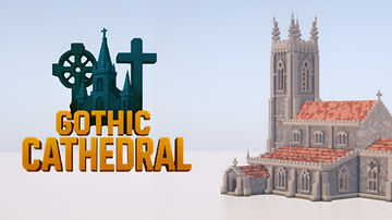 Gothic Cathedral (Full Interior) Minecraft Map & Project