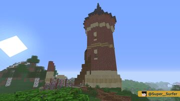 french medieval castle and village Minecraft Map & Project