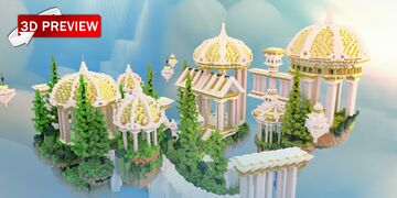 Pradaise Greek Theme Spawn | Perfect v1.8.9x Minecraft Map & Project