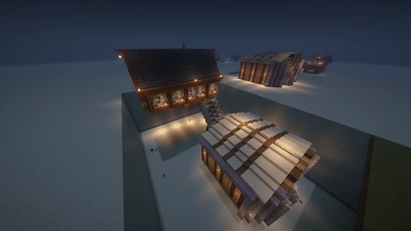 Magic House W/ Library Basement [Survival] [100% Furnished] Minecraft Map