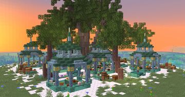 Fantasy Food Market Minecraft Map & Project