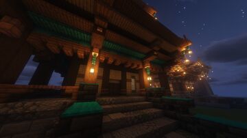 JAPANESE HOUSE ASSET'S + TWO HEADED DRAGON [FREE] Minecraft Map & Project