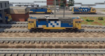 New South Wales Class 81 Locomotive (Pacific National Livery) 1:1.5 Scale Minecraft Map & Project