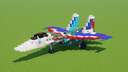 Russian Knights Su-35S Fighter Jet Minecraft Map & Project