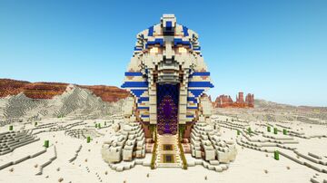Minecraft Abolhol Nether Portal Statue Minecraft Map & Project