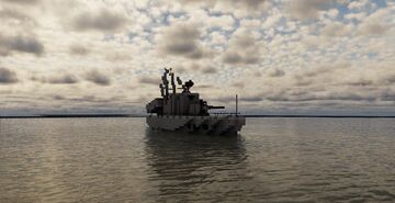 Sparviero-class patrol boat 1.5:1 Minecraft Map & Project
